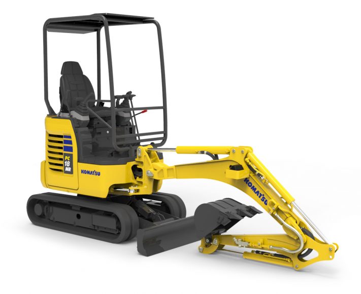 Komatsu upgrades mini diggers range – Wheels and Fields